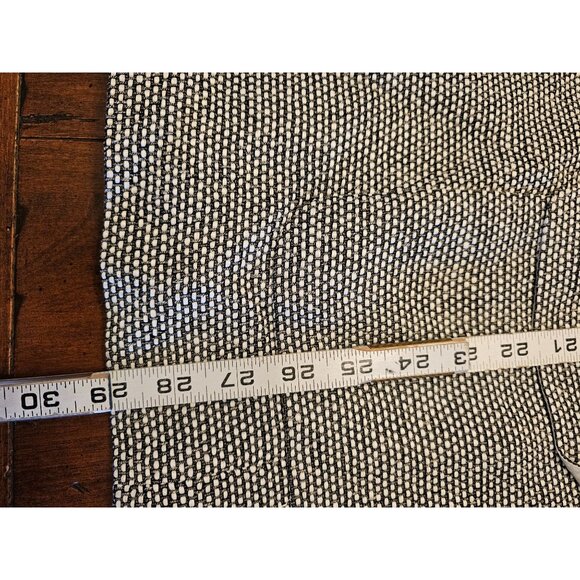 Louis Feraud Textured Coat Woven Design Button-Up Size Large blk Wht - Picture 6 of 10